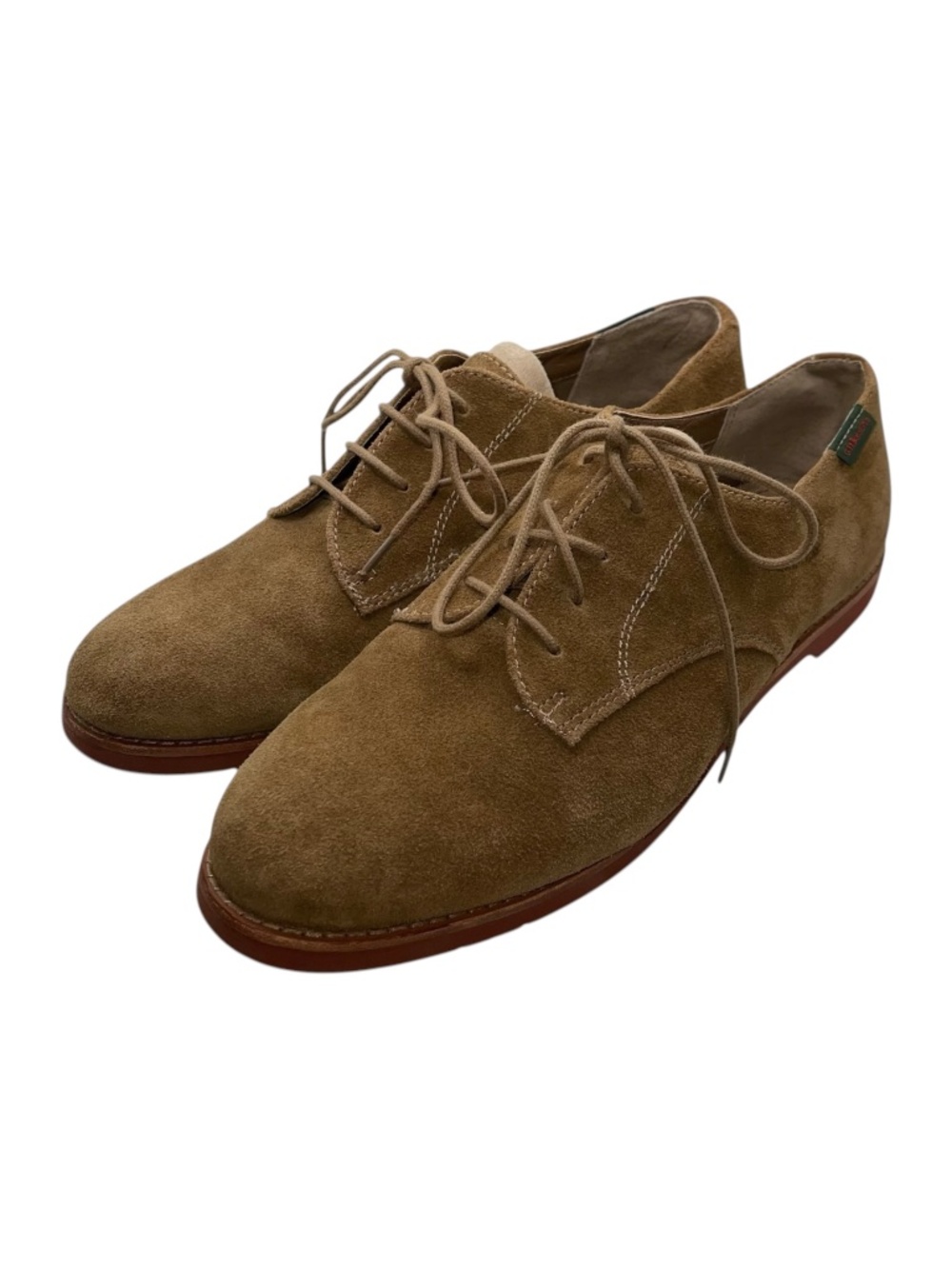 G.H. Bass & Co Suede Brogues Oxford Shoes Women’s 10 US Tan ELY-2